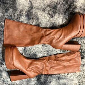 Brown Leather Women's Boots